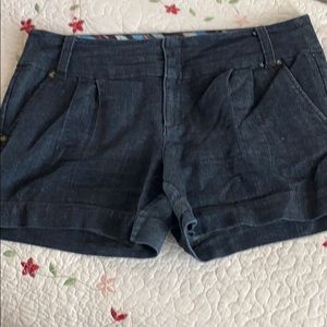 Mid rise denim shorts sz 14